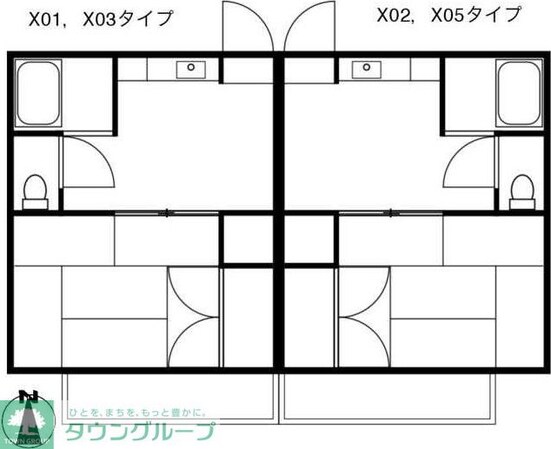 コーポあがわの物件間取画像
